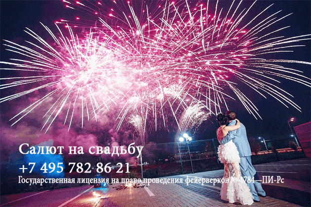 Организация пиротехнического шоу на свадьбу  Хабаровск | habarovsk.salutsklad.ru