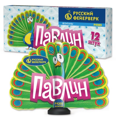 Павлин F Пиротехнический фонтан купить в Хабаровске | habarovsk.salutsklad.ru